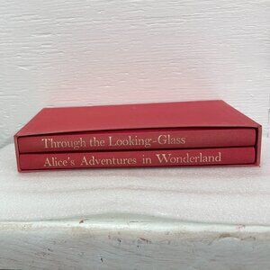 Alice's Adventures in Wonderland, and Through the Looking-Glass Set of 2 Books
